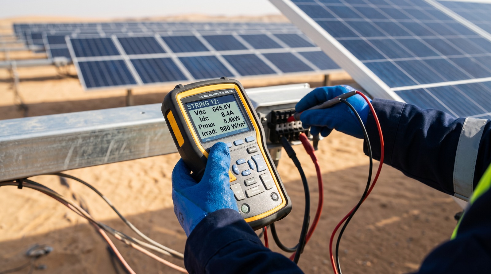 Solar PV Testing Services in Jordan: A Field Perspective from 7 Projects and 124 MWp