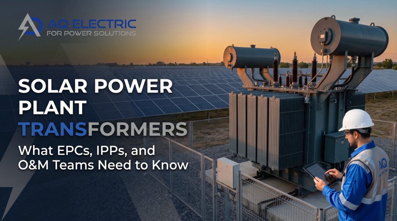 AQ Electric's field perspective on solar power plant transformers