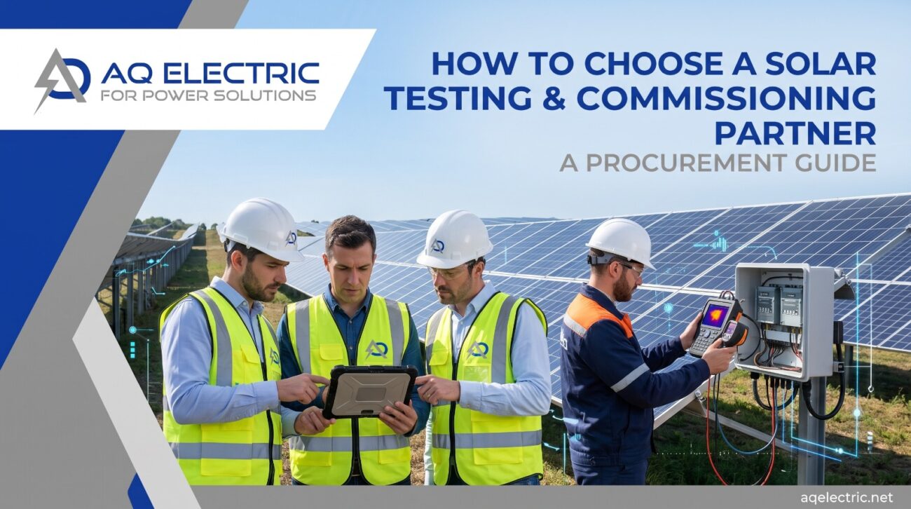 How to Choose a Solar Testing and Commissioning Partner: A Procurement Guide