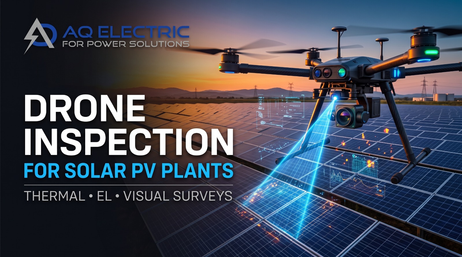 AQ Electric on drone inspection for solar PV