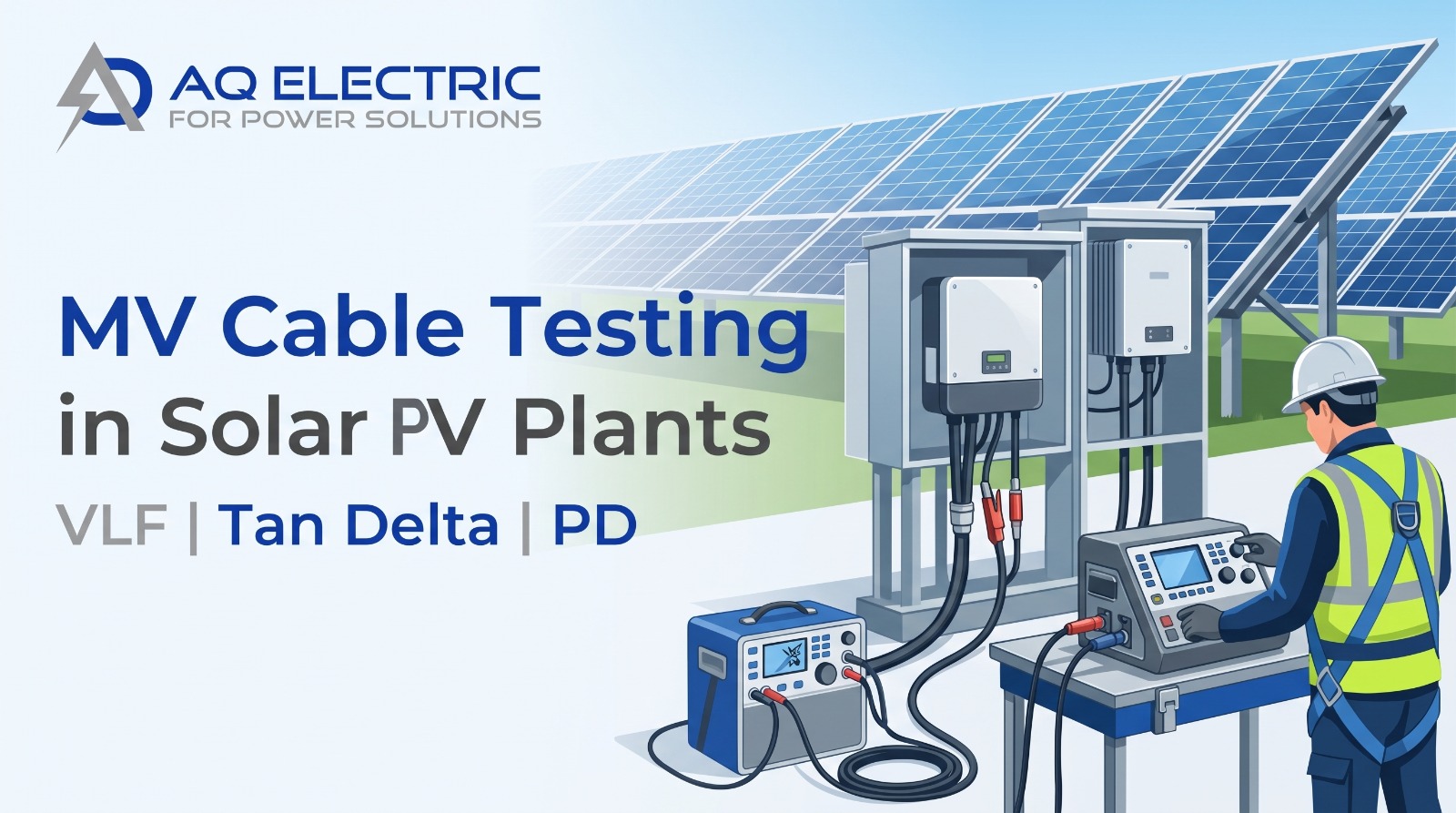 AQ Electric explains MV cable testing in solar PV plants