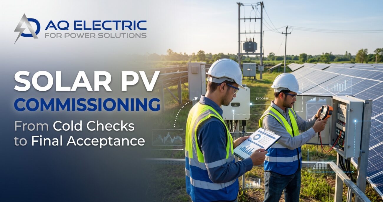 AQ Electric explains solar PV commissioning step by step
