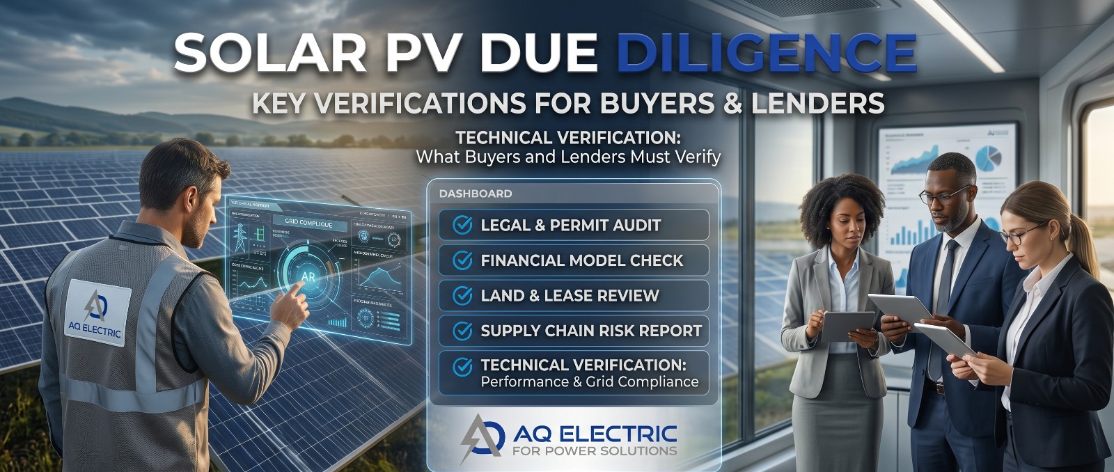 Solar PV Technical Due Diligence: What Buyers and Lenders Must Verify