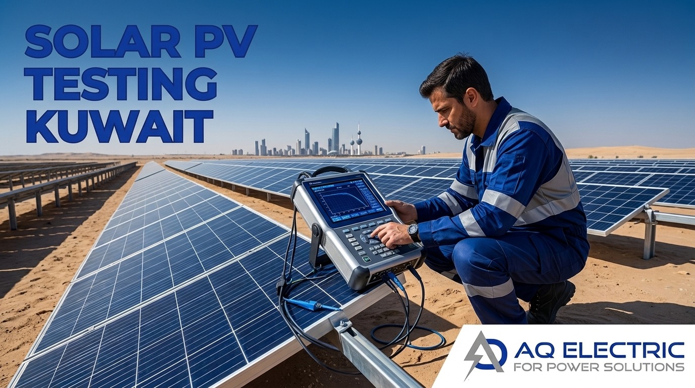 AQ Electric delivers solar PV testing services in Kuwait