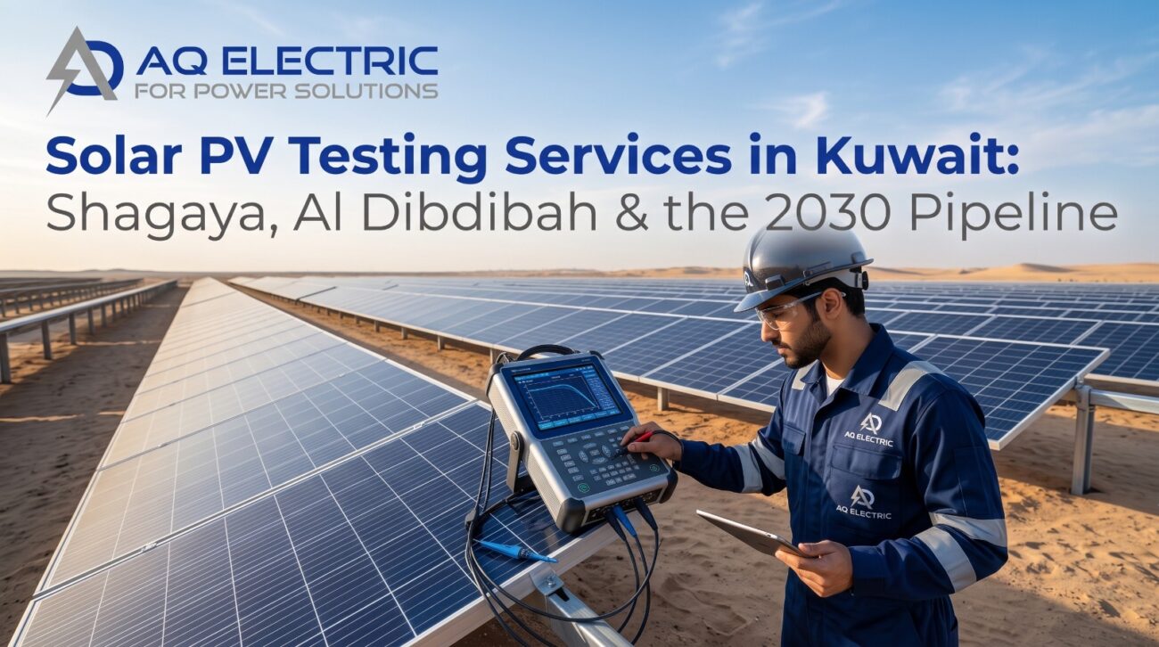Solar PV Testing Services in Kuwait: Shagaya, Al Dibdibah & the 2030 Pipeline