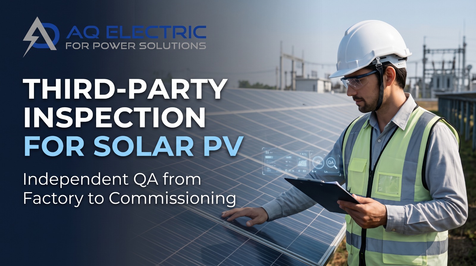 AQ Electric's third-party inspection for solar PV