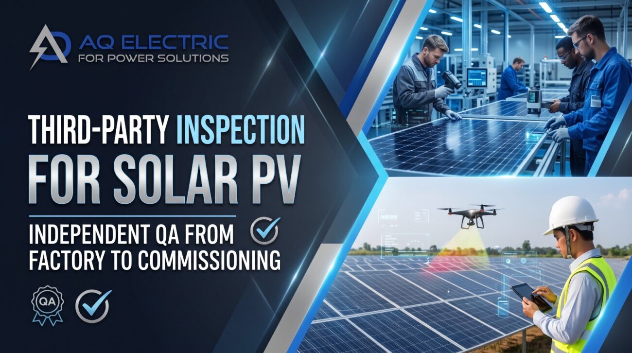 Third-Party Inspection for Solar PV: Independent QA from Factory to Commissioning